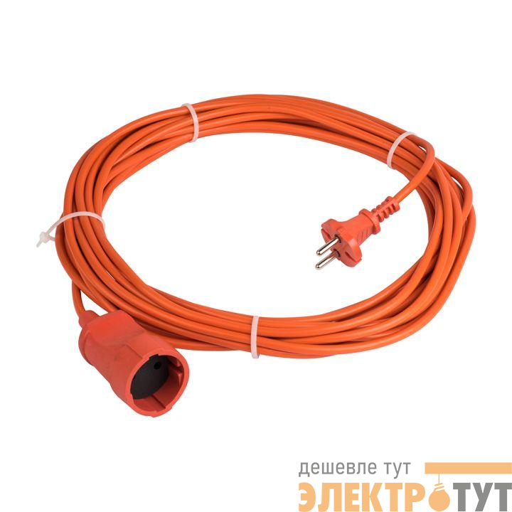Удлинитель 1х10м без заземл. 10А "Зевс 2.0" 2.3кВт ПВС 2х0.75 PROxima EKF USB02-10-275-1-10