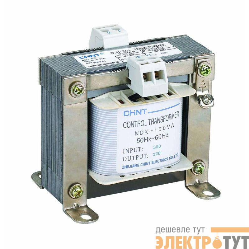 Трансформатор однофазный NDK-25ВА 220/24 IEC (R) CHINT 434367