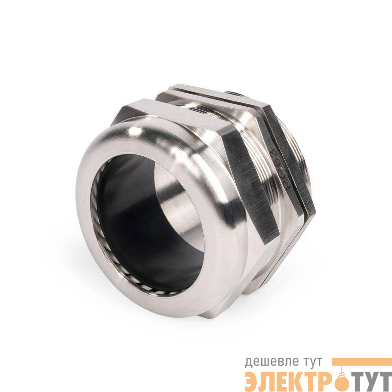 Ввод кабельный нерж. сталь PGM 63 (42-52мм) (INOX) (уп.2шт) Fortisflex 88033
