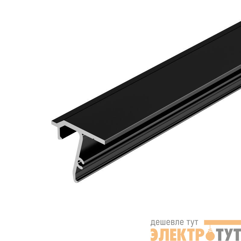 Профиль STRETCH-SHADOW-TECH-CEIL-2000 BLACK (A2-DELTA) L2000 алюм. Arlight 040704