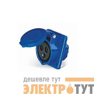 Розетка стационарная СП PPC 413 16А 3п 2Р+РЕ 220В IP44 Pro JazzWay 5072930