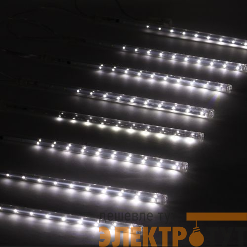 Гирлянда светодиодная "Сосульки" 2.1м 144LED 24В IP44 холод. свет ENOS-02H Эра Б0041910