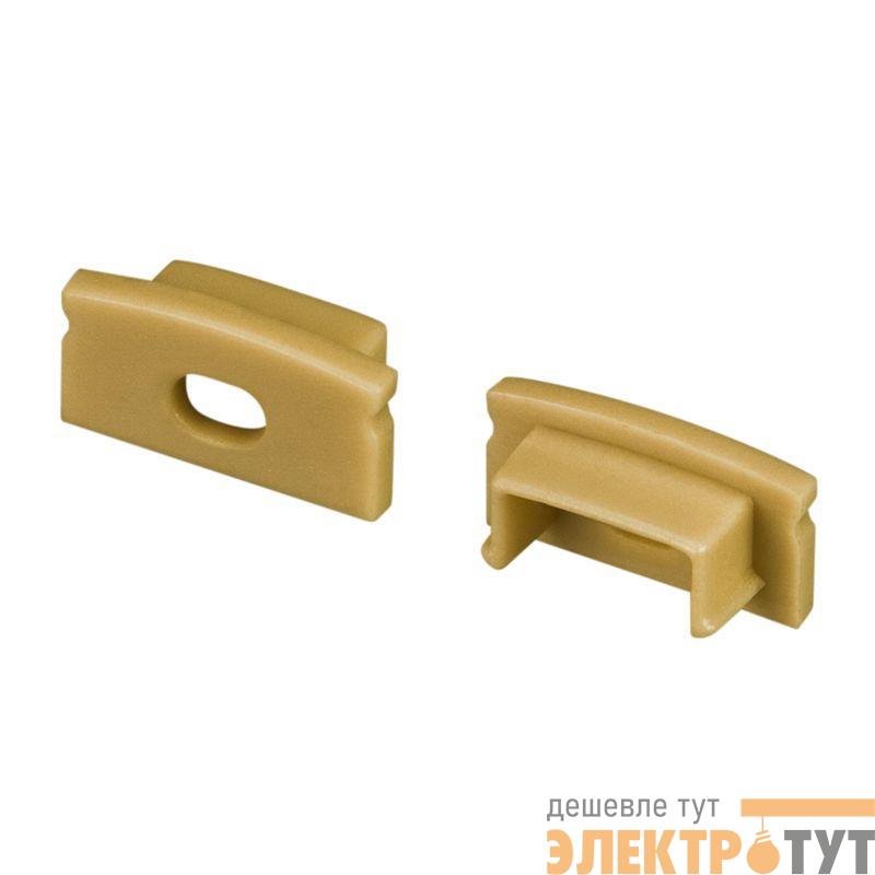 Заглушка LINE-1708 GOLD с отверстием пластик Arlight 039993