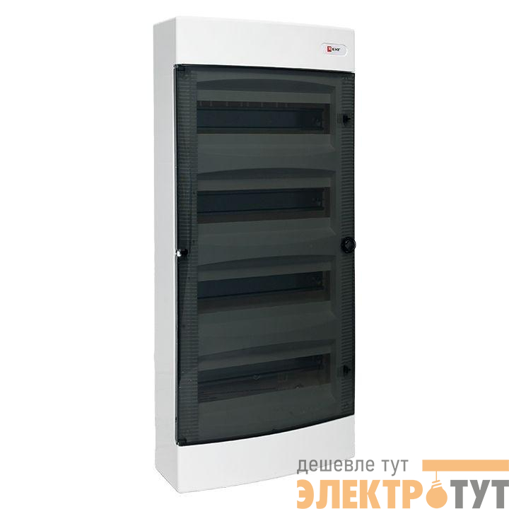 Щит распределительный навесной Unix 4х12мод. IP41 прозр. дверь PROxima EKF ux-4x12-n