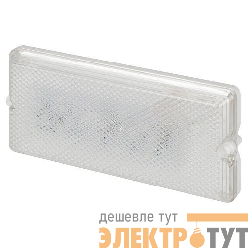 Светильник ДБО 01-12-001 Линия Лайт 12Вт 4000К 1000Лм IP54 240х110х35 антивандальный Эра Б0061157