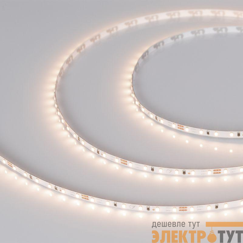 Лента светодиодная MICROLED-M120-4mm 24V Warm 3500К 9.6Вт/м IP20 2216 узкая (уп.5м) Arlight 040608
