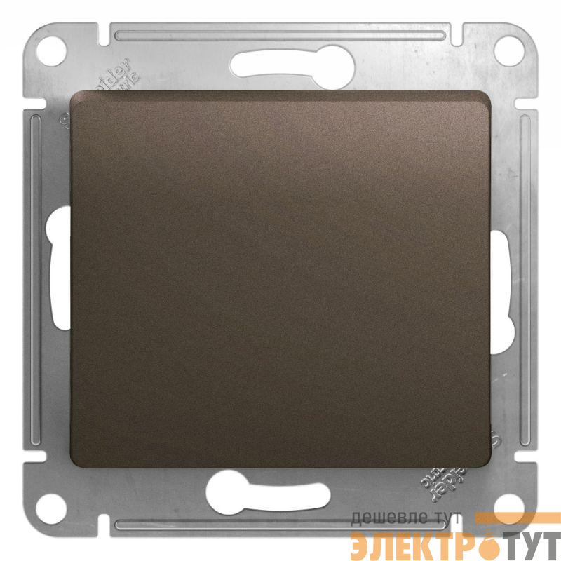 Переключатель перекрестный 1-кл. СП Glossa 10А IP20 (сх. 7) 10AX механизм шоколад. SE GSL000871