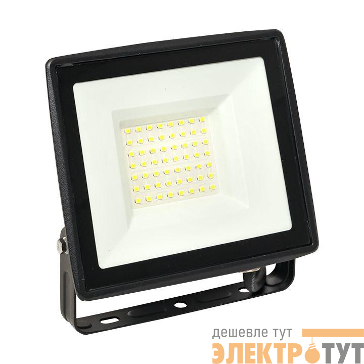 Прожектор светодиодный СДО-3004 50Вт 6500К IP65 Basic EKF FLL-3004-50-6500