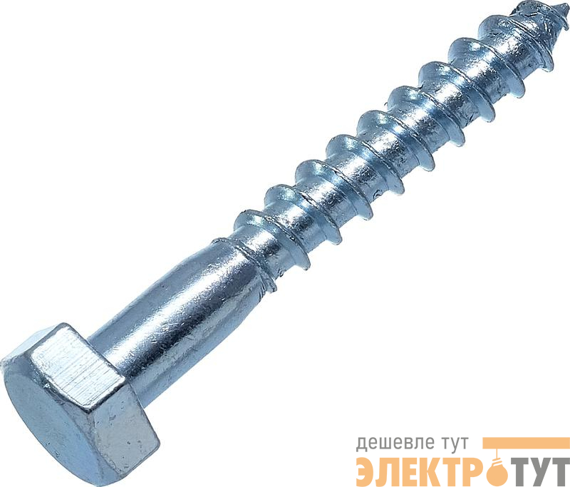 Шуруп сантехнический 6х80 DIN 571 цинк (уп.2шт) европодвес СТРОЙМЕТИЗ 2170511