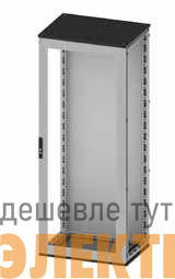 Шкаф CQE 2000х800х400 с застекл. дверью и задн. панелью DKC R5CQE2084X