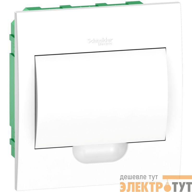 Бокс встраиваемый СП City9 Box 1 ряд 8мод IP40 IK07 63А 2 клеммы с бел. дверцей SE EZ9E108P2FRU