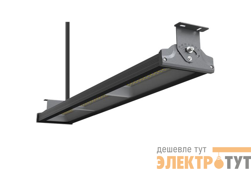 Светильник светодиодный ДСП TKE-DSP6 150-5K-GL-L 724х102х42мм 150Вт 5000К IP65 High Bay подвесной линейный черн. TOKOV ELECTRIC TKE-DSP6 150-5K-GL-L