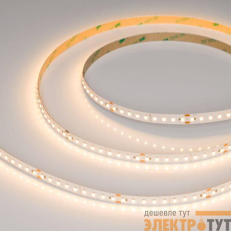 Лента светодиодная UL-A126-10mm 24V Warm 2700К 8Вт/м IP20 высок. эффект. 165лм/Вт (уп.5м) Arlight 044498