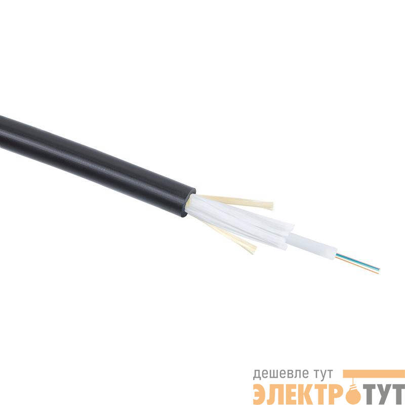 Кабель волоконно-оптический 9/125 одномод. 16 волокон loose tube для внешн. прокладки -40-+70град.C PE черн. Cabeus 8516c