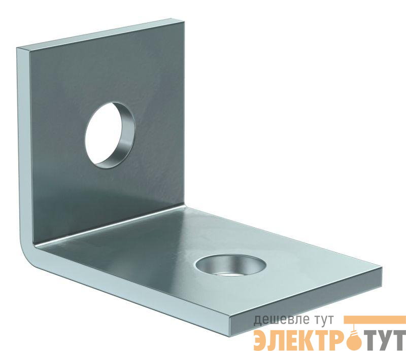 Уголок крепежный одинарный для STRUT-профиля HDZ IEK CLM50D-UOS-058-40-HDZ