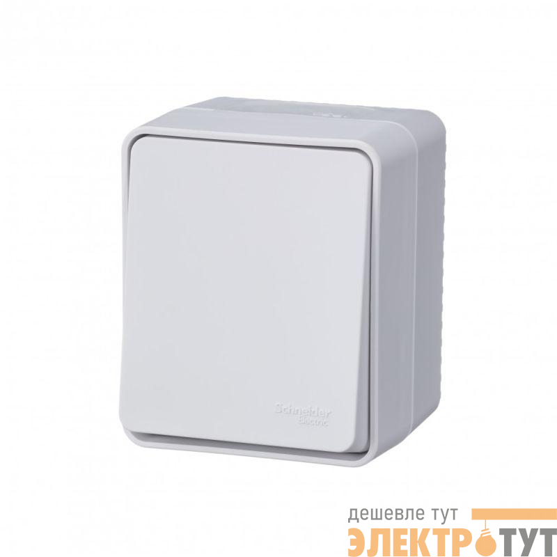 Переключатель проходной 1-кл. ОП AtlasDesign PROFI IP54 10AX бел. SE ATN540161