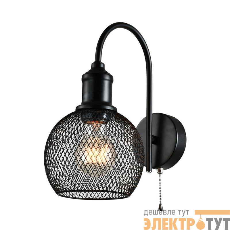 Бра Rebeca 5096-401 настенный 1хЕ27 40Вт лофт-кантри с выключателем Rivoli Б0055034