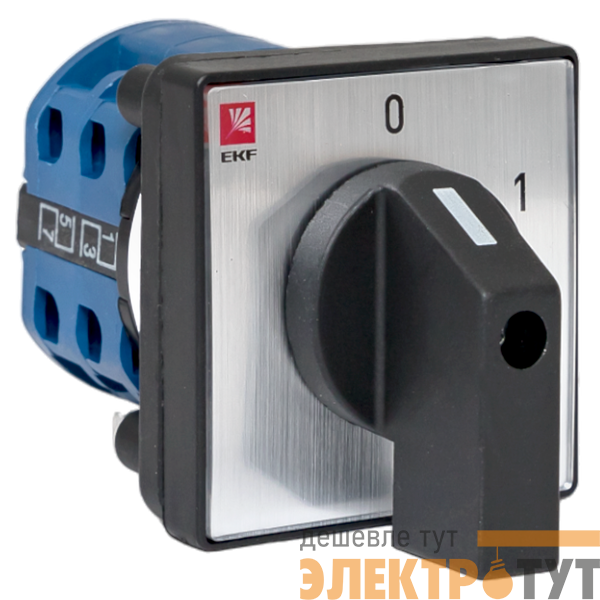 Переключатель кулачковый ПК-1-121 1п 25А "0-1-2-3" IP65 EKF pk-1-121-25-65