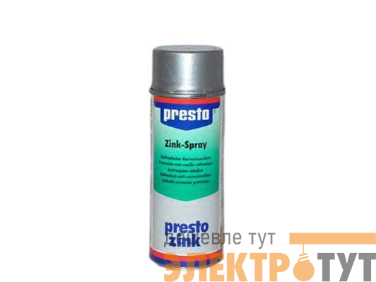 Спрей цинковый "Presto" 400мл EKF lp-zinc
