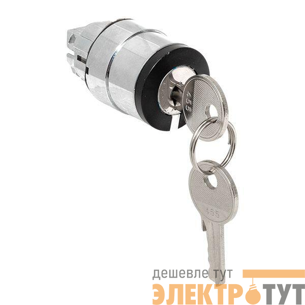 Механизм переключателя исполнительный ХB4 на 3 положения с замком с извлечением ключа во всех положениях IP65 EKF XB4BG3F-3P-65