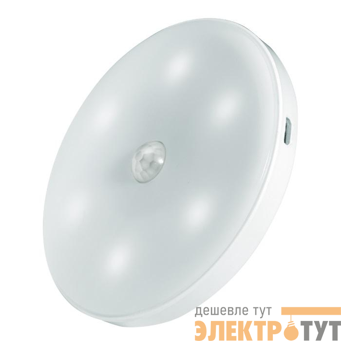 Светильник светодиодный TS8-L1W-Accu 6 LED беспроводной PIR-датчик магнитное крепление литиевый аккум. зарядка USB JazzWay 5037649