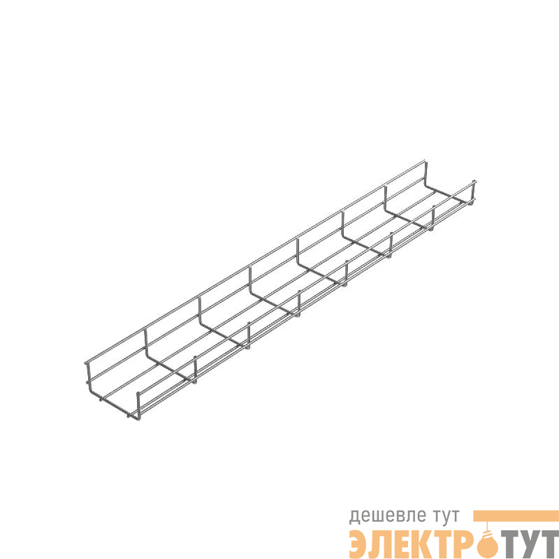 Лоток проволочный 100х60 L3000 сталь 4мм PL60-100-3000 INOX304 нерж. КМ LO8129