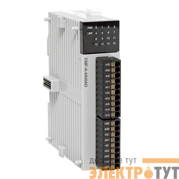Модуль аналогового в/в EMF 4/4 PRO-Logic (без поверки) PROxima EKF EMF-A-4AI4AO