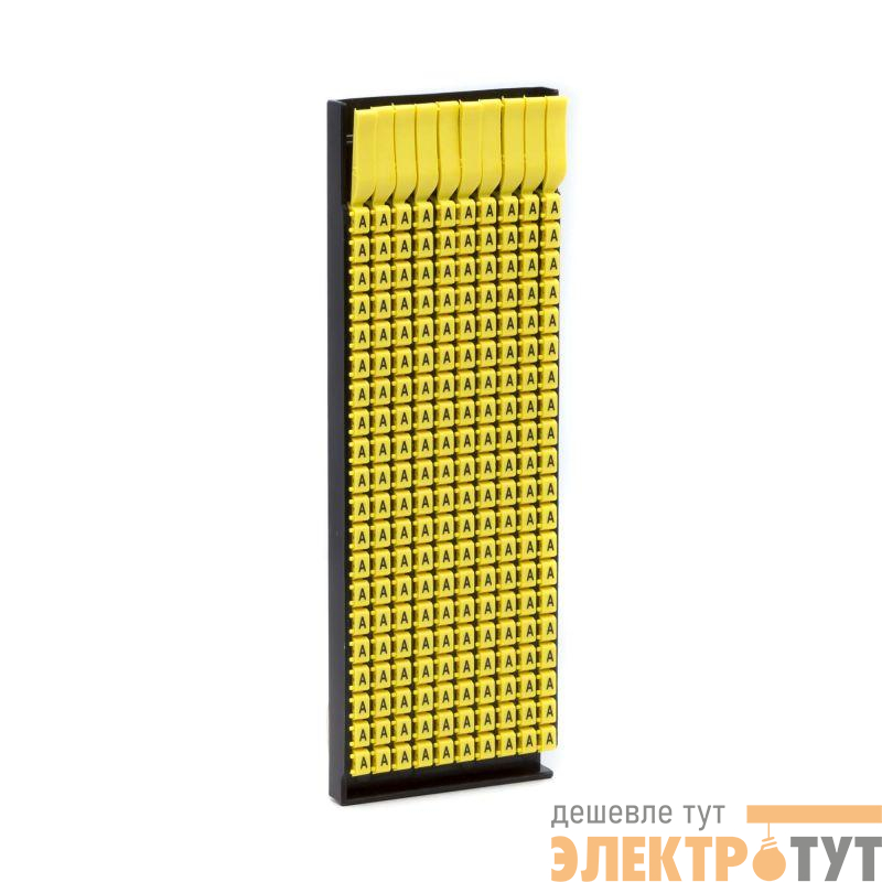 Маркер для кабеля сечением 4-6мм символ "V" (уп.160шт) DKC MKCVS3