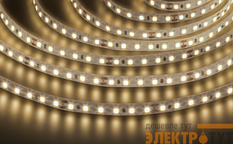 Лента светодиодная 95 307 NLS-2835WW120-9.6-IP20-24V (уп.5м) Navigator 95307