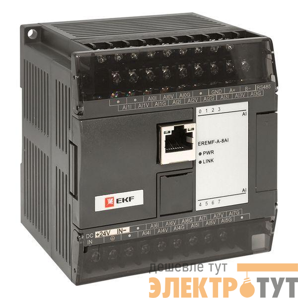Модуль аналогового ввода EREMF 8 PRO-Logic (без поверки) EKF EREMF-A-8AI
