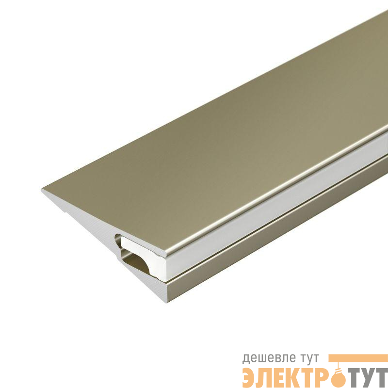 Профиль SL-MINI-SHELF-H8-2000 ANOD OLIVE GREY L2000 алюм. Arlight 038205