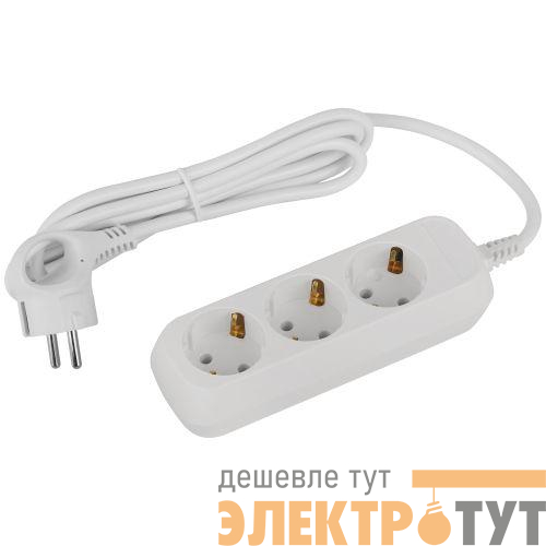 Удлинитель 3х1.5м с заземл. ПВС 3х1 UDL-16-315-E Greenline Эра Б0065038