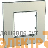 Рамка 1-м Unica quadro титан SchE MGU6.702.57