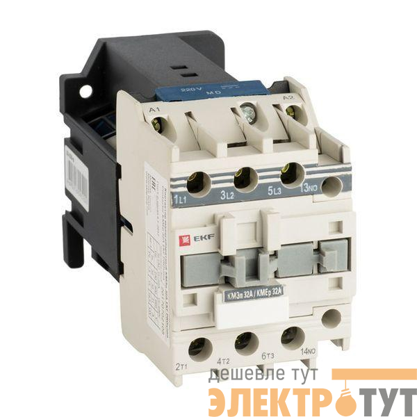 Контактор КМЭп 32А кат. 220В DC 1НО PROxima EKF ctr-s-32-220-p