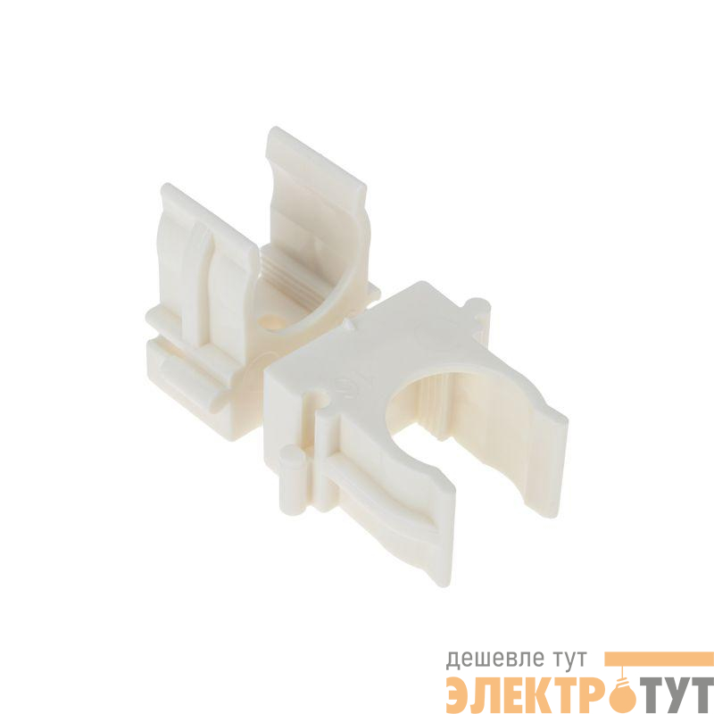 Держатель для труб (клипса) d16мм для монтажного пистолета бел. Rexant 28-0416-3