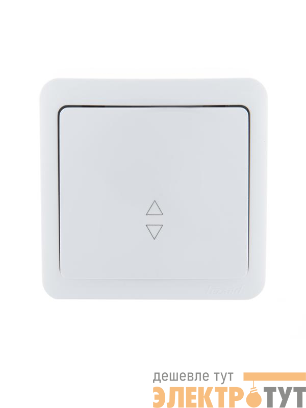 Переключатель проходной 1-кл. 1п ОП Viola 10А IP20 бел. LEZARD 751-0200-105