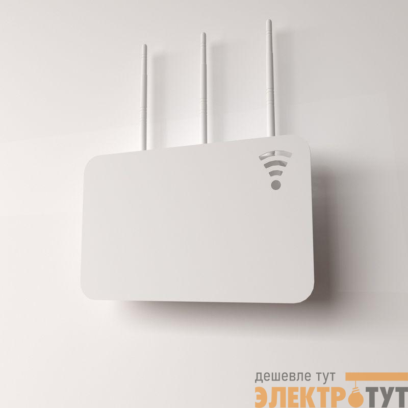 Держатель для хранения роутера с регулировкой размеров настенный бел. Rexant 38-0714