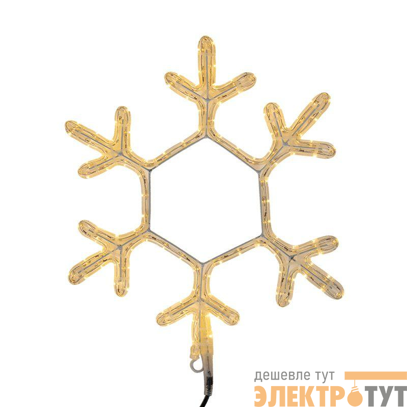 Фигура светодиодная "Снежинка" 45х38см LED тепл. бел. 12Вт 220В IP65 дюралайт Neon-Night 501-212
