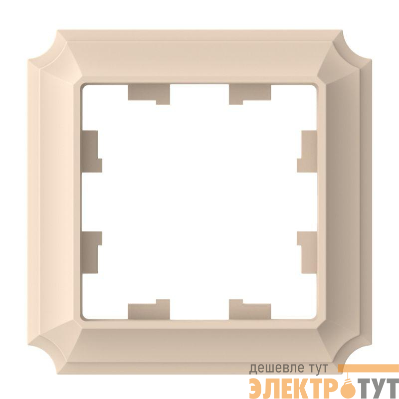 Рамка 1-пост. AtlasDesign Antique песочн. SE ATN101201