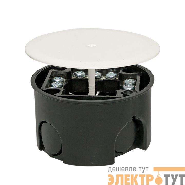 Коробка распаячная КМТ-010-021 для подштукатурного монтажа с клеммником и крышкой 97х50 PROxima EKF plc-kmt-010-021