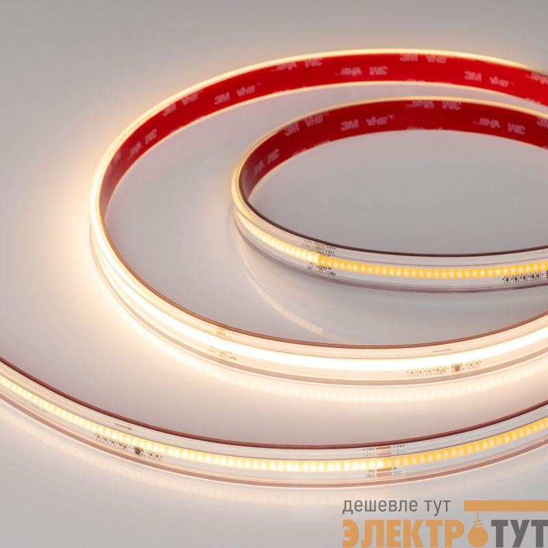 Лента светодиодная SPI-COB-PS-X378-14mm 24V Warm 2700К-PX63-BPT 7Вт/м IP67 герметичная бегущий огонь (уп.5м) Arlight 041743