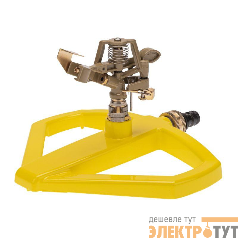 Дождеватель импульсный на метал. подставке латун. Профи ЧЕТЫРЕ СЕЗОНА 62-0314-F