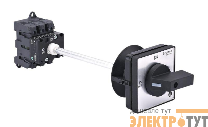 Выключатель-разъединитель 3п 32А IP20 с черн. выносн. рукоят. на дин-рейке/плате SE MSD32340B