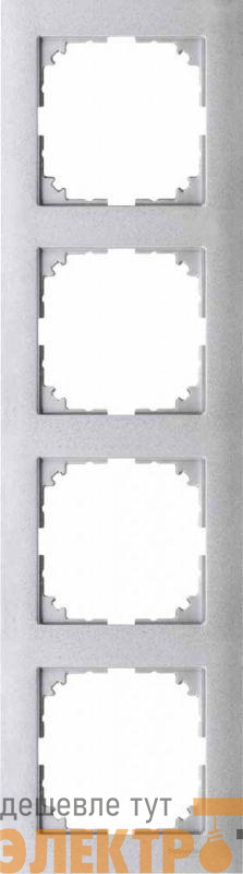Рамка 4-м M-Pure алюм. SchE MTN4040-3660