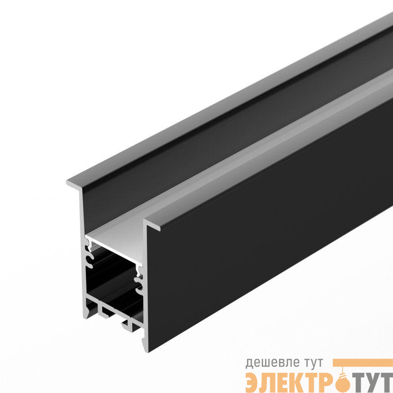 Профиль SL-COMFORT-3542-F-2000 ANOD BLACK L2000 алюм. Arlight 031765