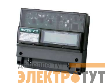 Счетчик Меркурий 231 AT-01I 3ф 5-60А класс точн. 1.0 многотариф. IrDA ЖКИ Моск. вр. Инкотекс М0000051789