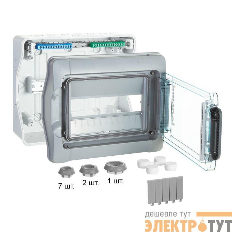 Бокс ОП Plexo3 IP65 12м N+PE Leg 601981