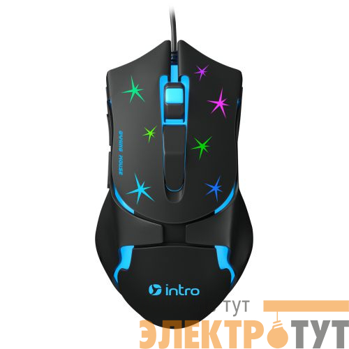 Мышь MG555 игровая проводная 800-3600dpi черн. Intro Б0060197