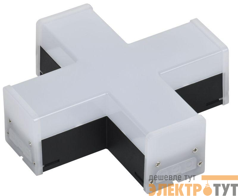 Светильник светодиодный X-образн. 1010 12Вт 6500К 180х180мм чер. IEK LT-LDCK-X-1010-12-65-K02