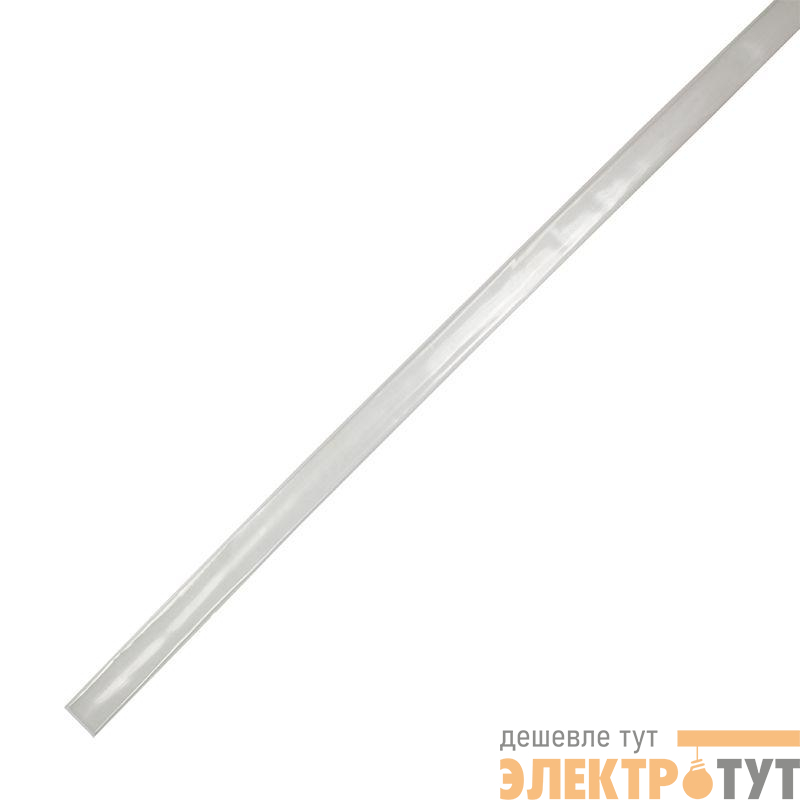 Трубка термоусадочная двустенная клеевая 24/8 (3:1) прозр. 1м Rexant 26-2409